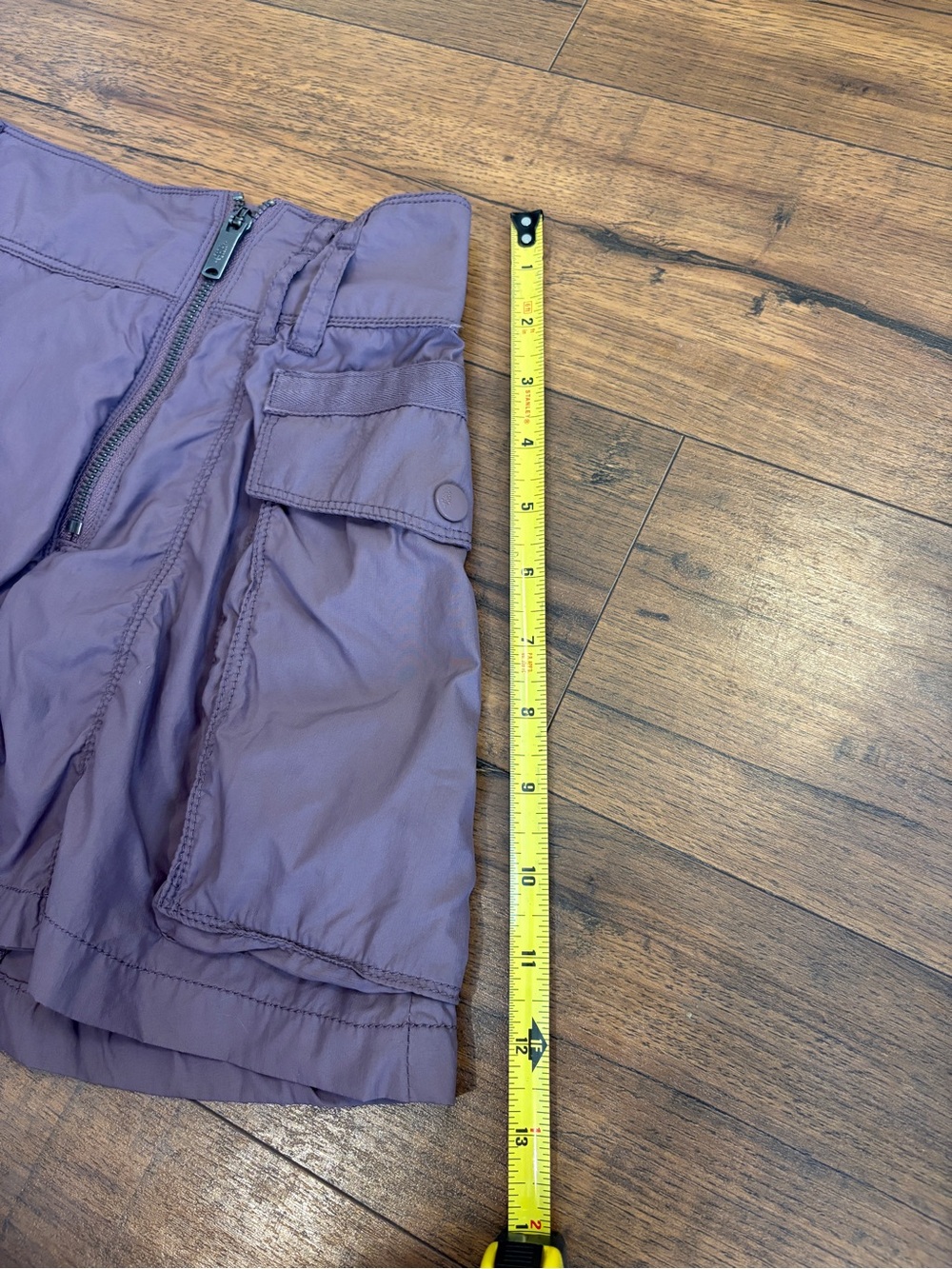 FP Movement Free People Sure Thing Cargo Skirt Skort Purple Zipper Small - Picture 6 of 7